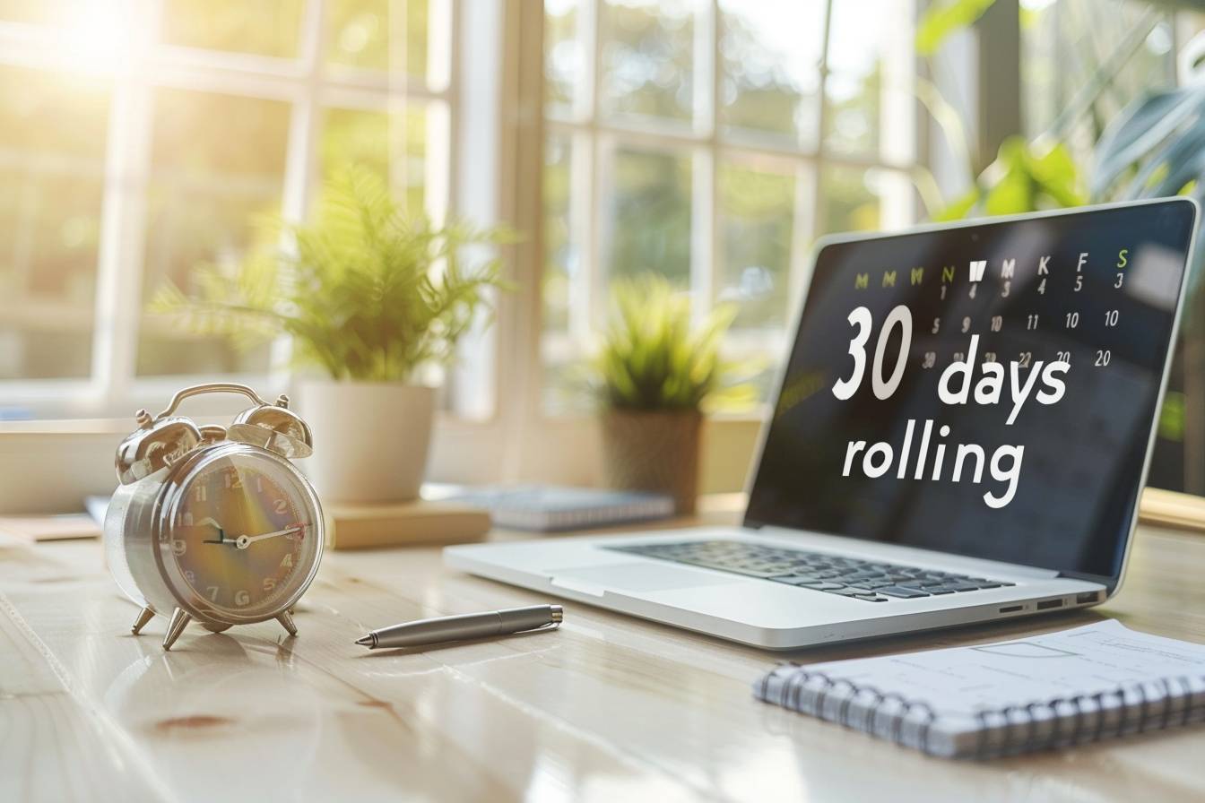 30 jours glissants : illustration du fonctionnement des plafonds de cartes bancaires sur 30 jours glissants