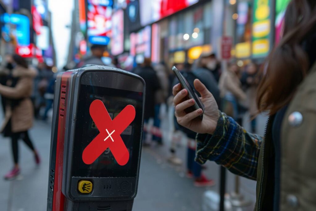paiement sans contact : terminal de paiement et carte bancaire sans contact