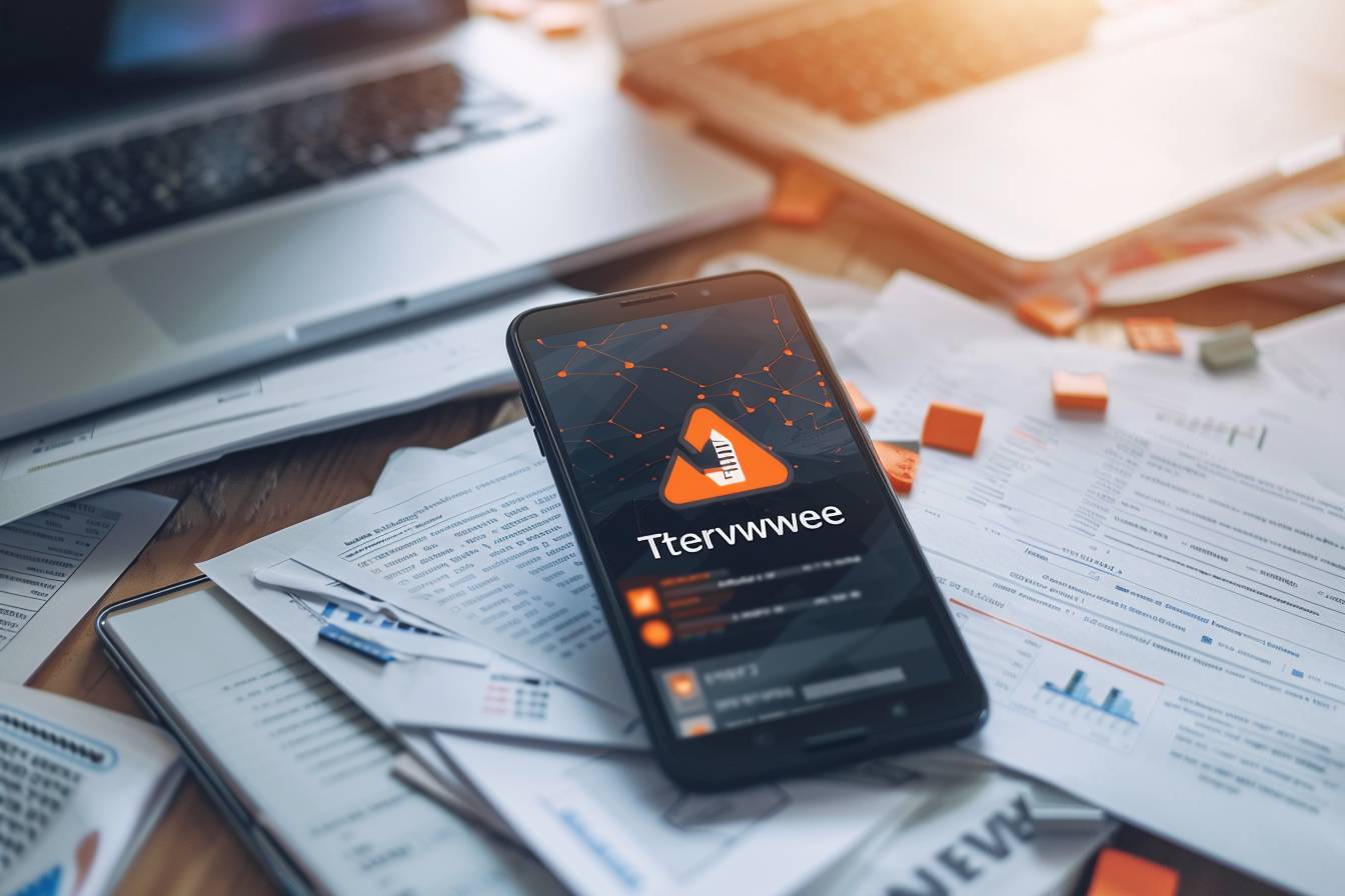 TransferWise : interface utilisateur de l'application TransferWise sur un smartphone