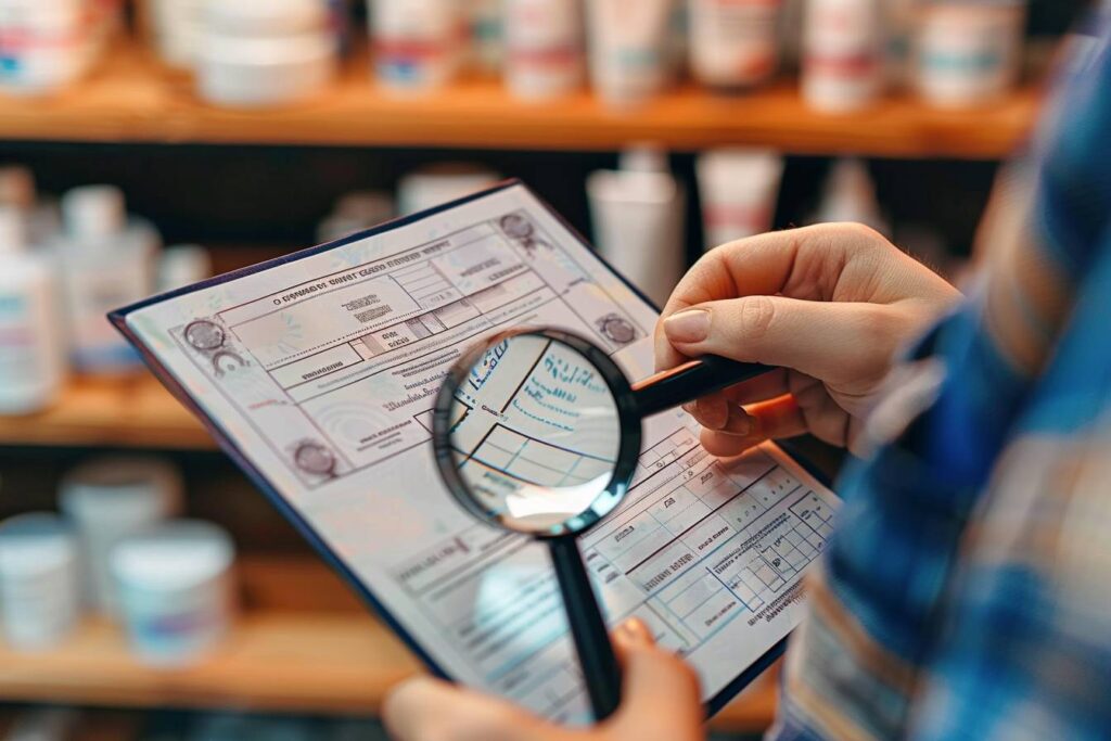 chèques : un client utilisant un chèque pour payer dans un magasin de sport