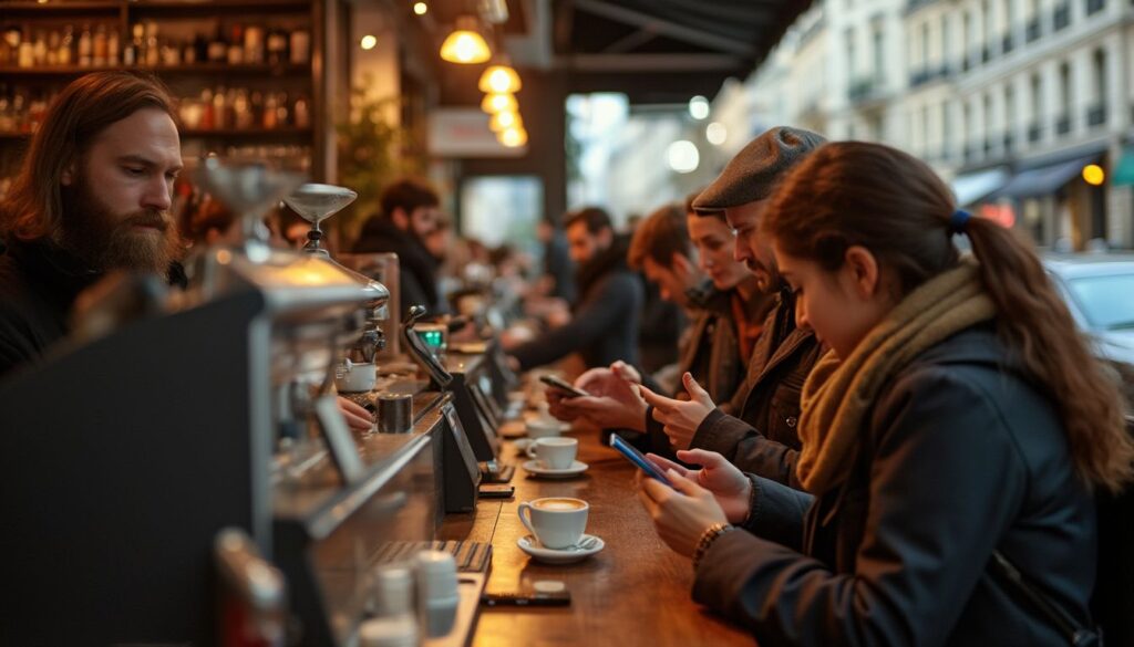 paiements mobiles : smartphone affichant une application de paiement mobile en vogue en 2024