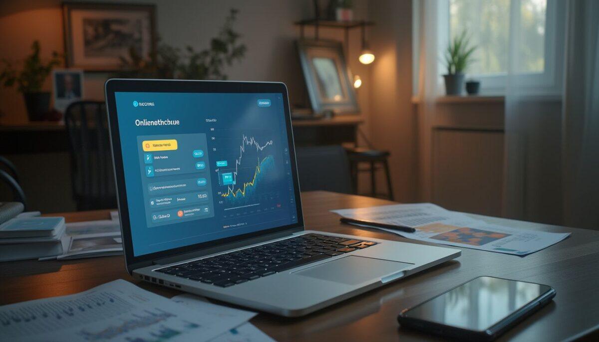 banques en ligne : interface mobile de gestion bancaire pour auto-entrepreneurs