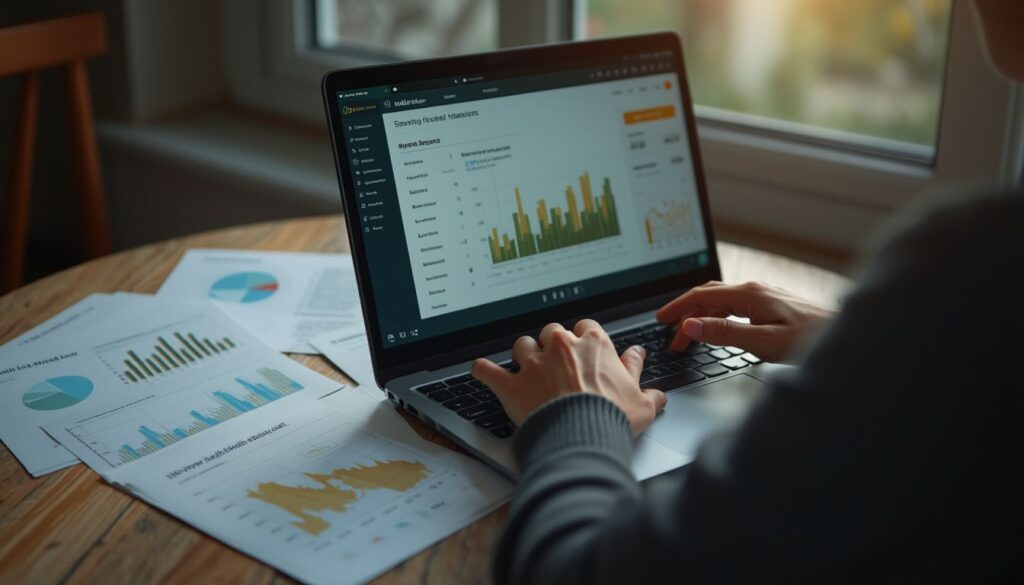 livret d’épargne en ligne : interface numérique de gestion de comptes d'épargne