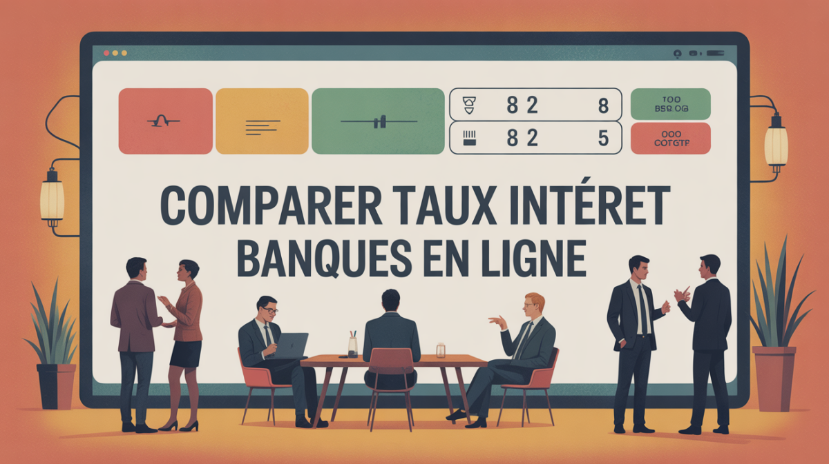Comparer taux interet banques en ligne tableau