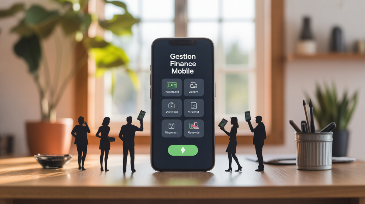 gestion finance mobile sur smartphone