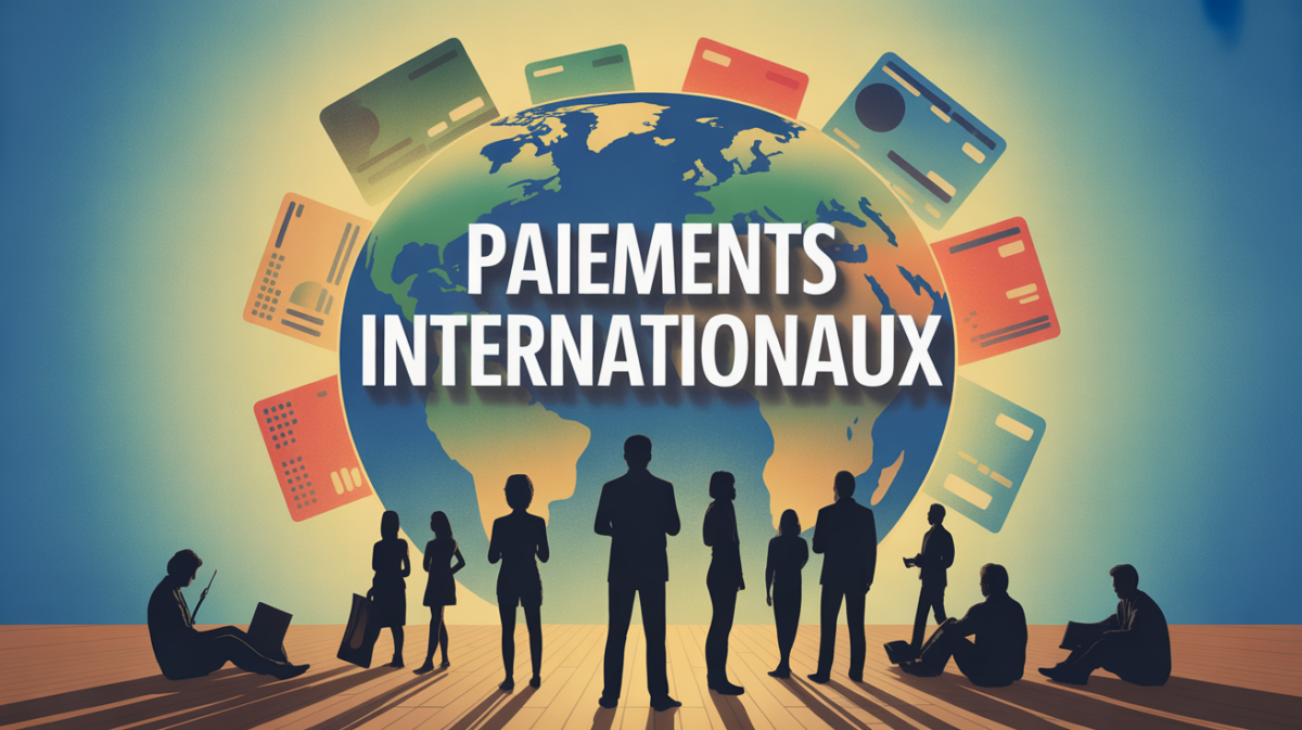 visuel paiements internationaux globe et cartes