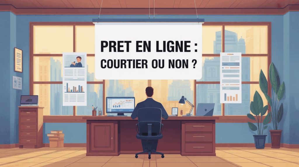 Pret en ligne courtier ou non
