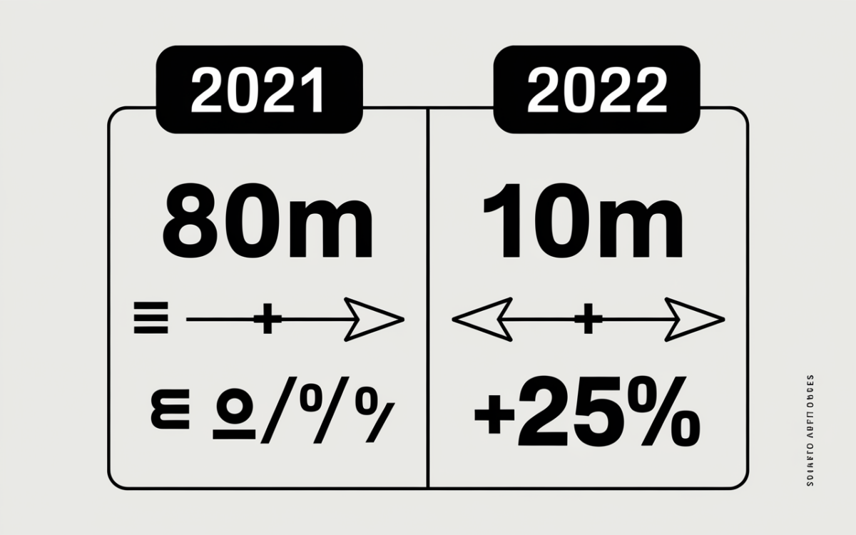 Tableau calcul taux de croissance 8M 10M
