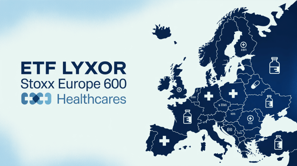 Carte Europe bleue ETF Lyxor STOXX Europe 600 Healthcare