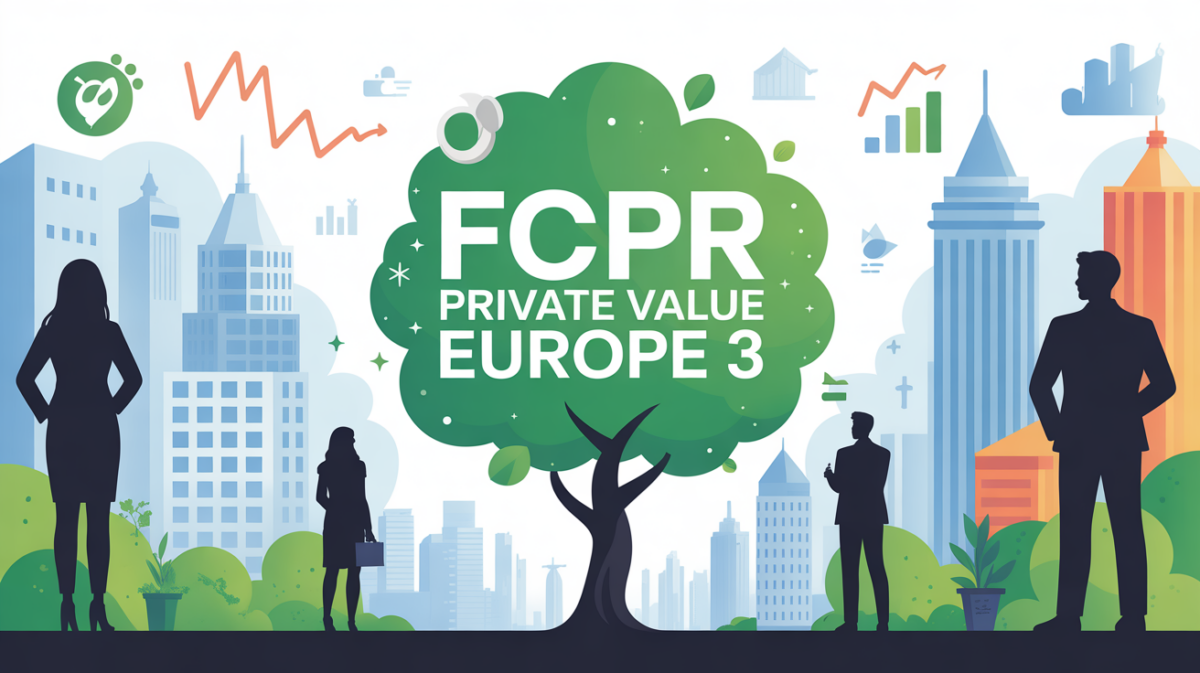 Illustration FCPR Eurazeo Private Value Europe 3 corporate buildings graphique