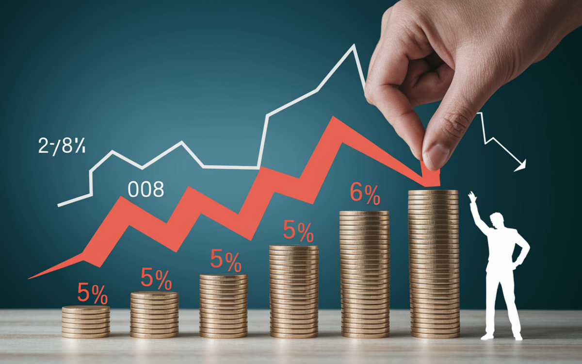 courbe positive buy hold main action