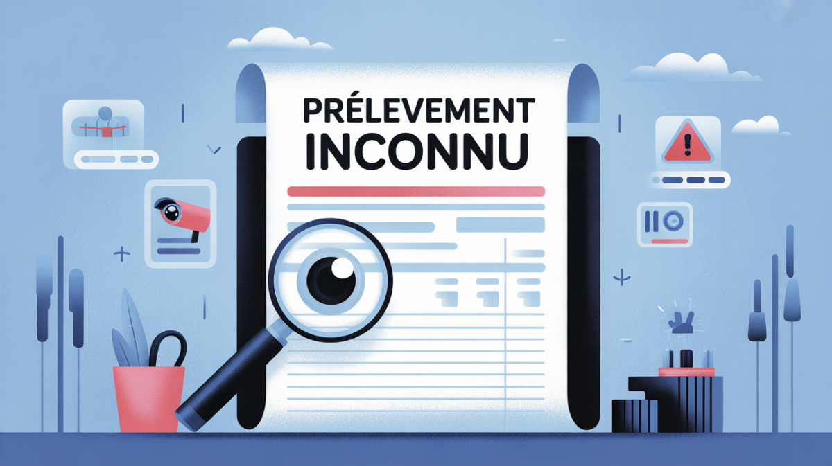 releve bancaire prelevement inconnu loupe securite