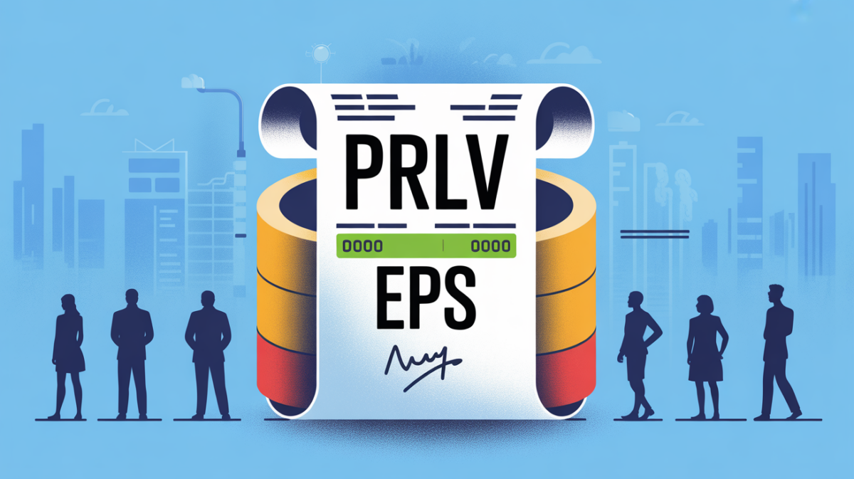 Illustration PRLV EPS sur relevé bancaire, cadenas sécurité