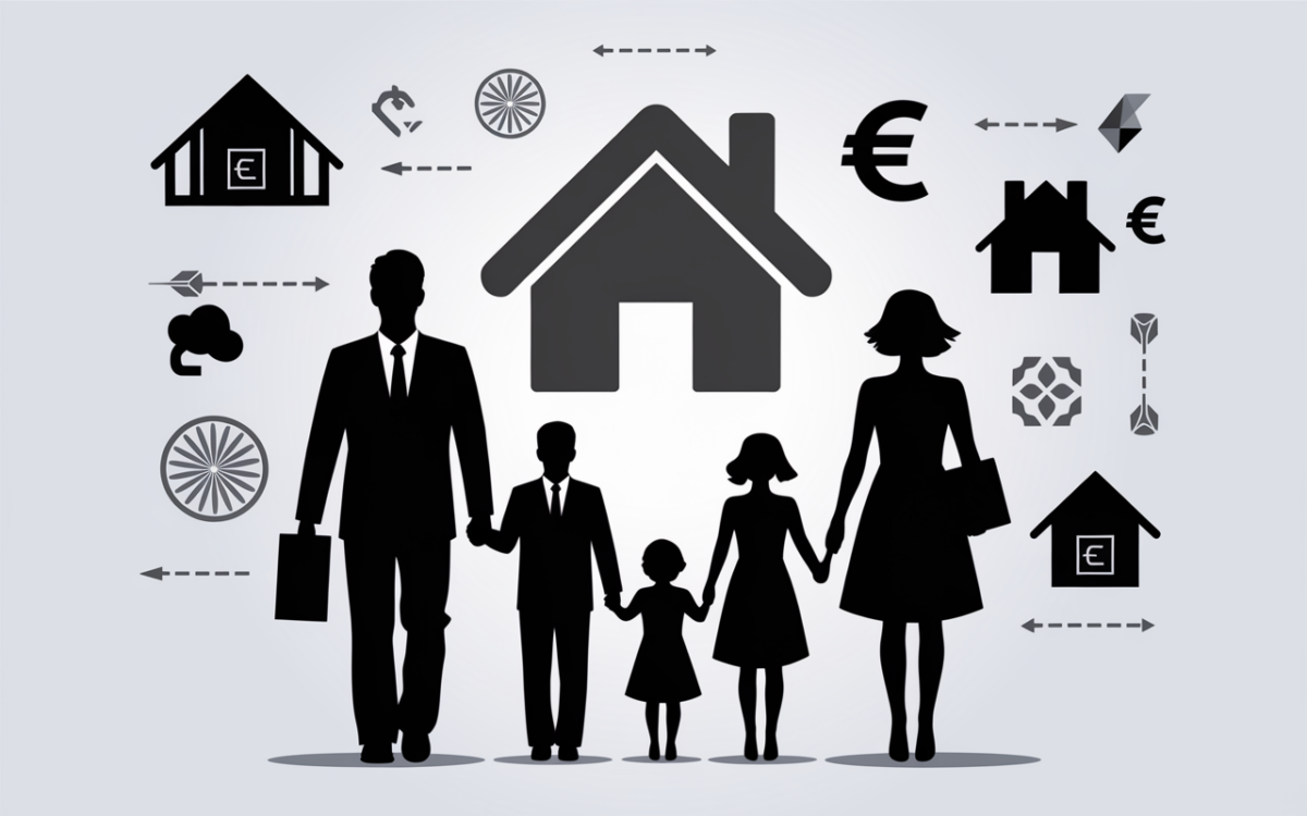 illustration conseiller indépendant gestion de patrimoine et famille
