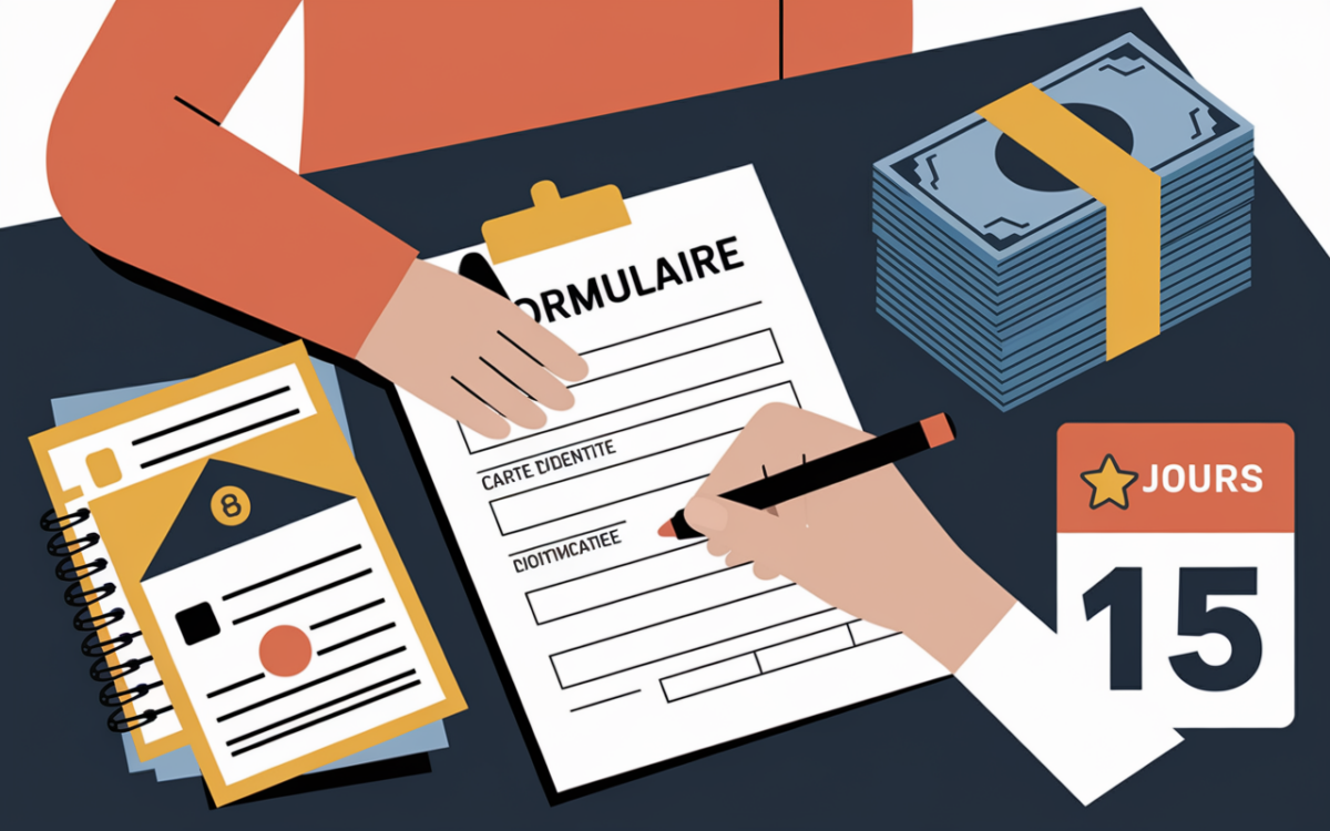 Remplir formulaire retrait Predissime 9, documents, réception argent sous 15 jours