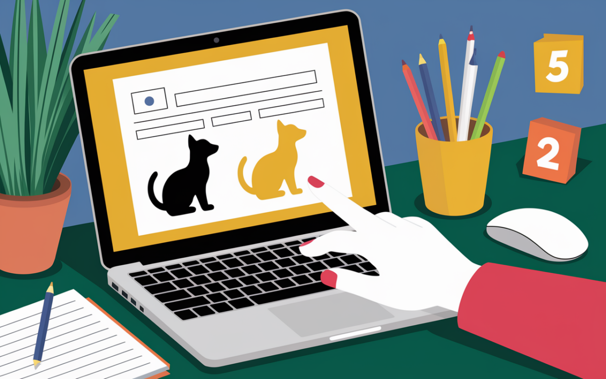 Ordinateur formulaire devis assurance animale