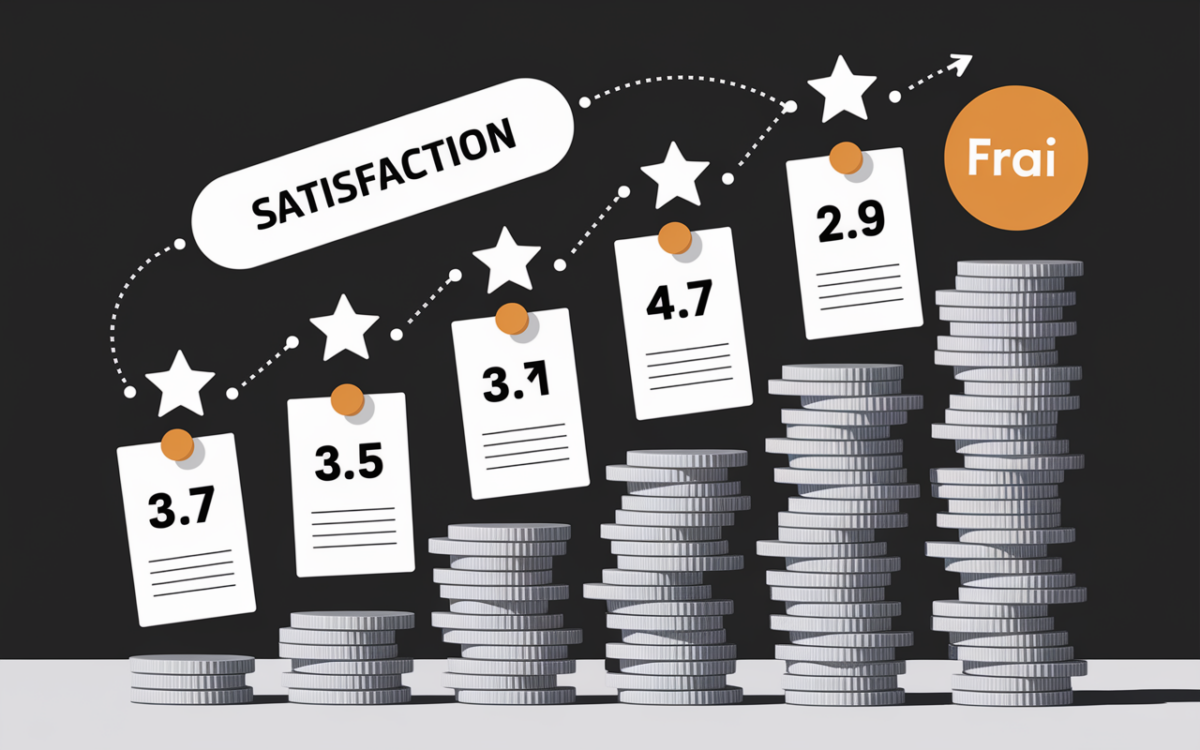 graphique satisfaction et frais assurance vie societe generale
