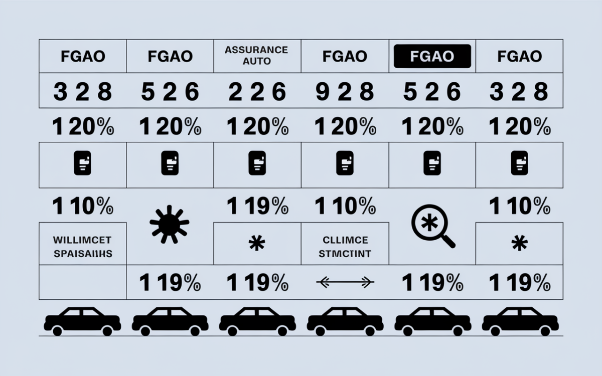 Tableau comparatif FGAO assurance accident tiers insolvable