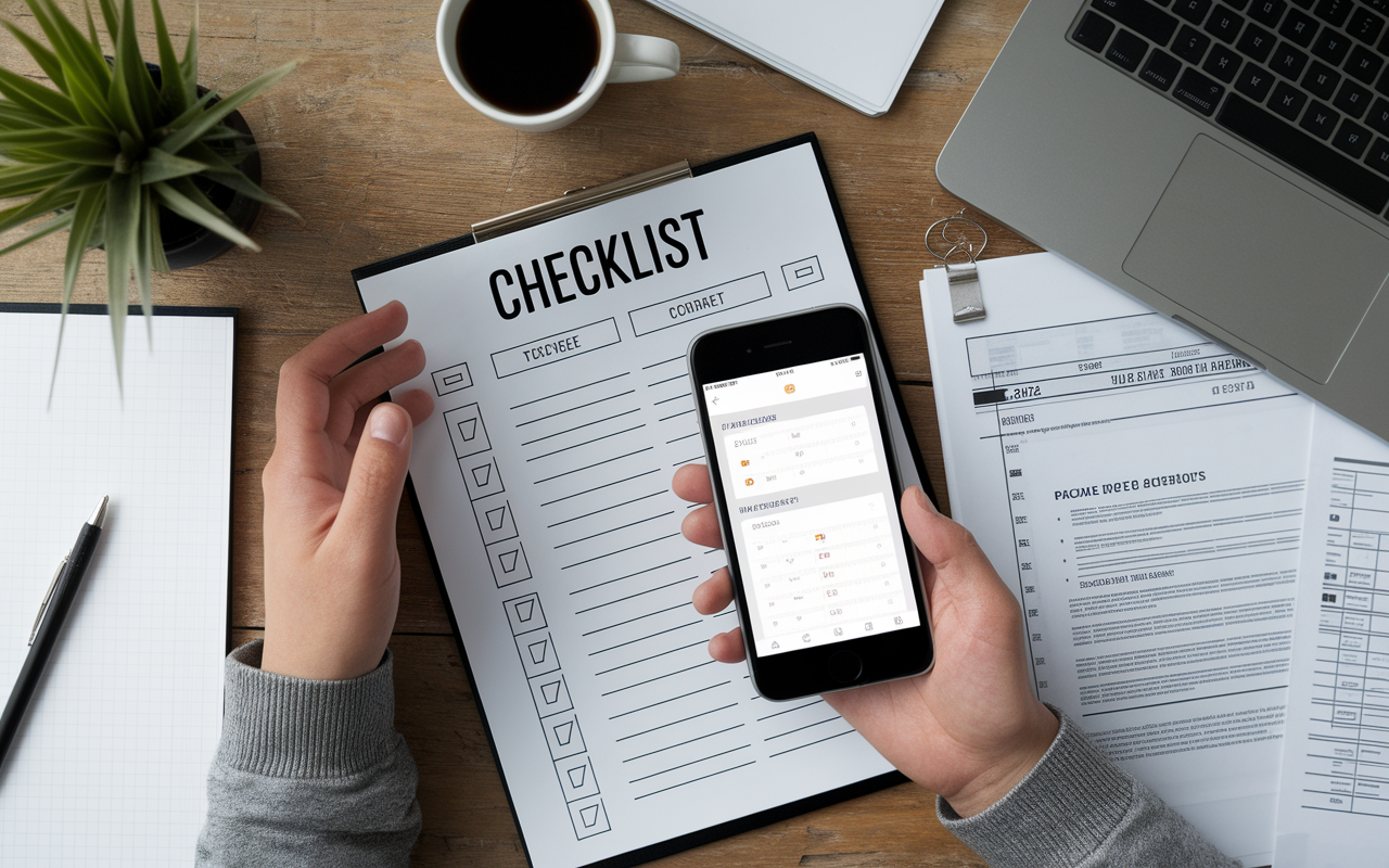 table declaration circonstanciee checklist et preuves