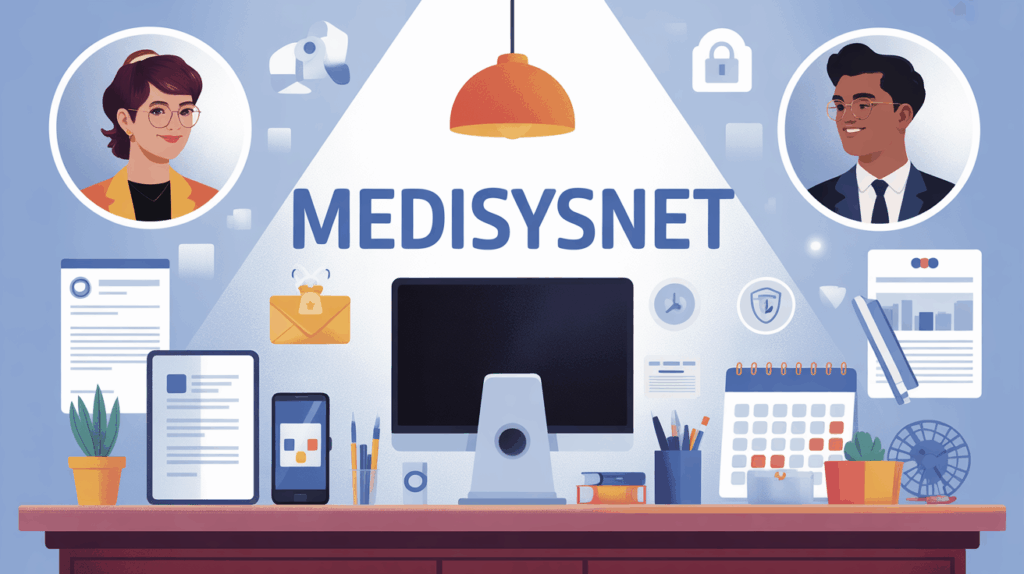 Illustration Medisysnet espace salarié digital sécurisé