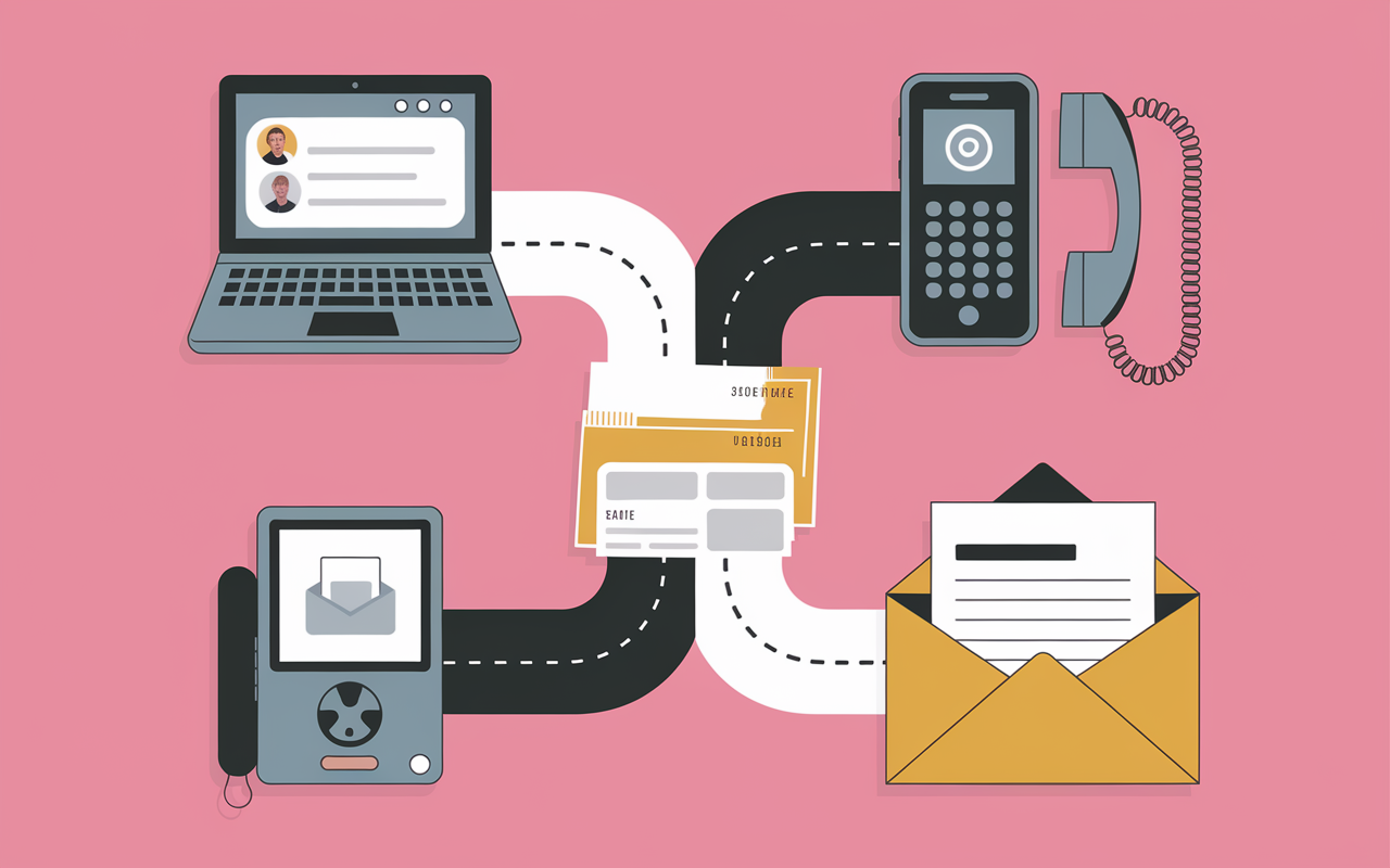 Etapes releve d information auto ordinateur telephone