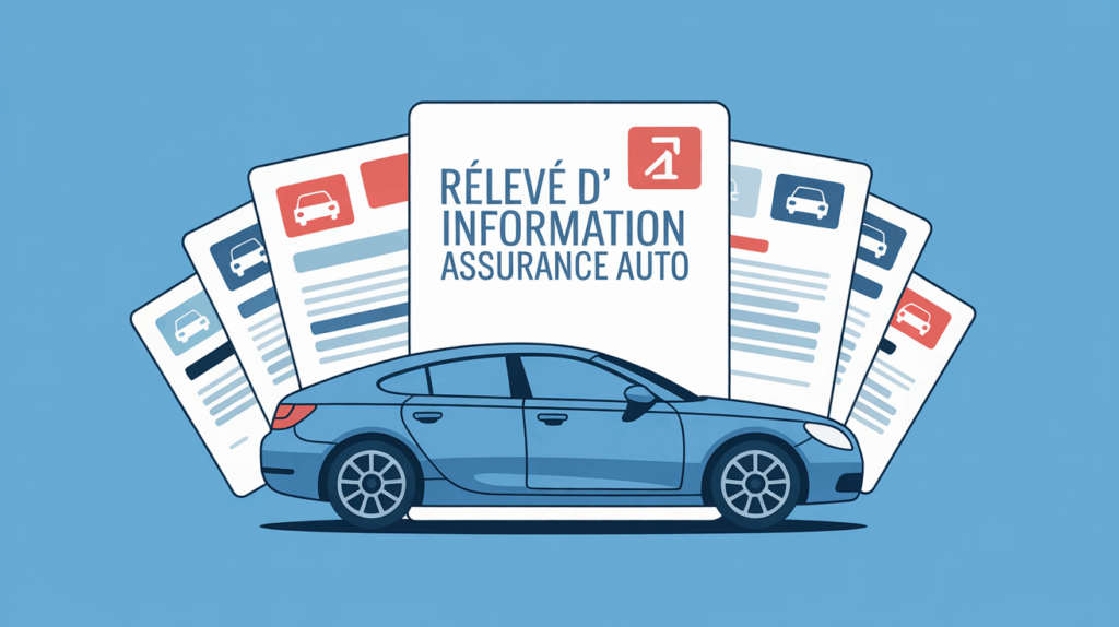 illustration dossier administratif releve d information assurance auto