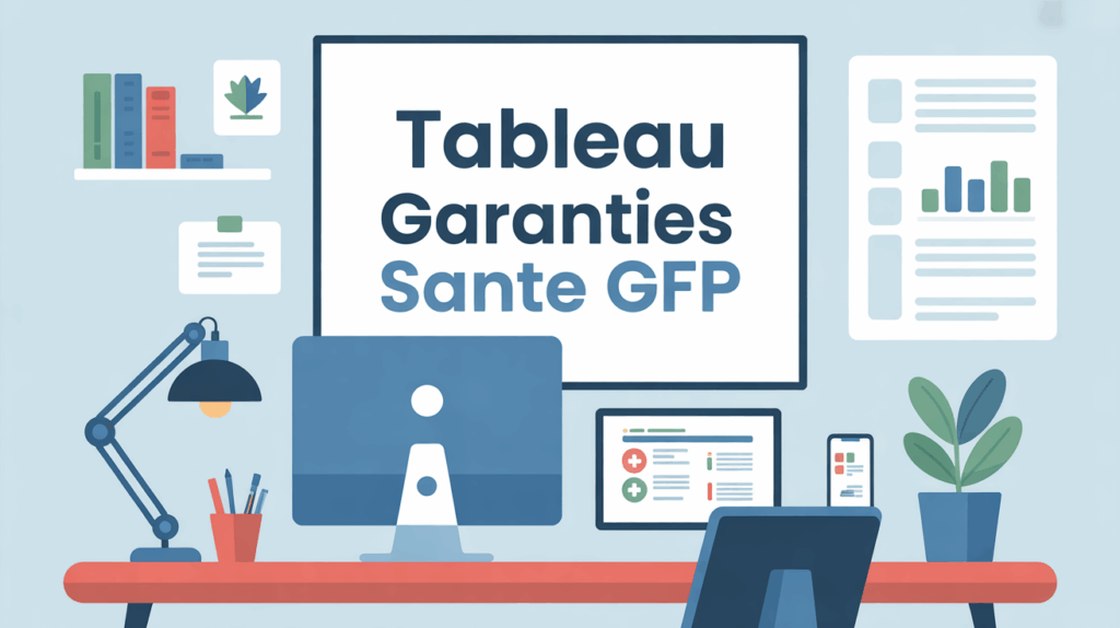 illustration tableau garanties gfp sur bureau