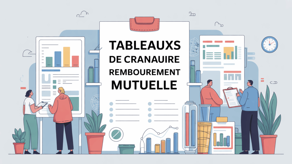 illustration graphique tableaux de remboursement mutuelle