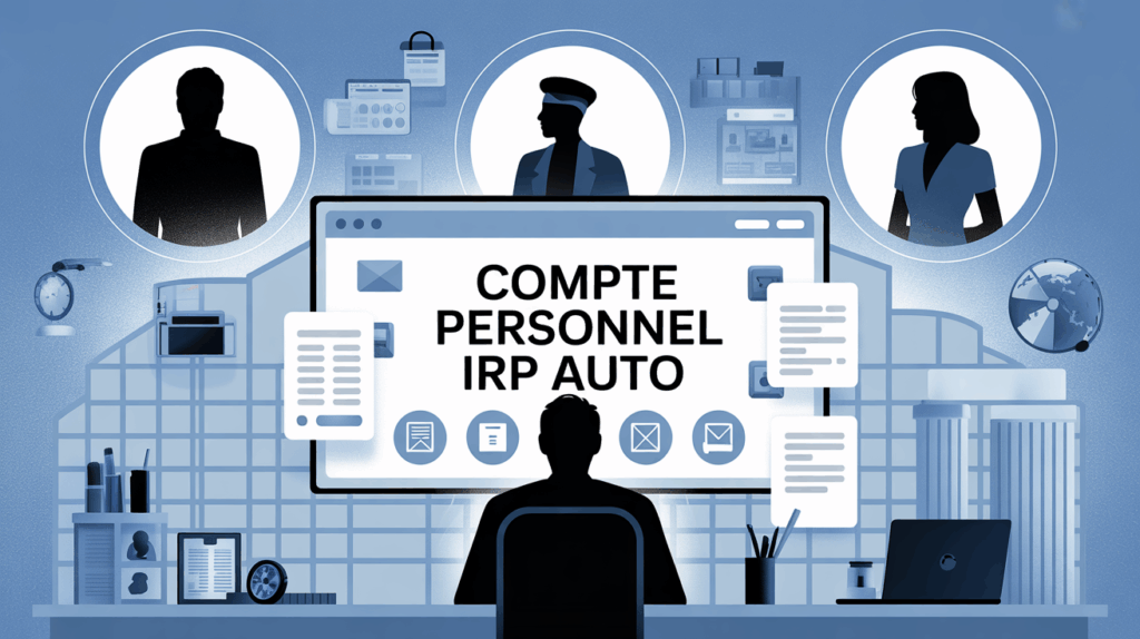 Tableau de bord IRP AUTO sécurisé profils utilisateurs