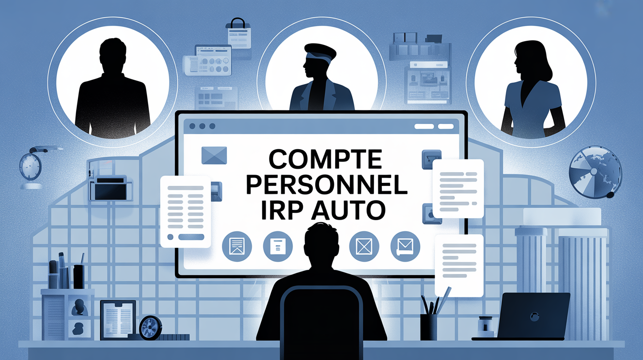 Tableau de bord IRP AUTO sécurisé profils utilisateurs