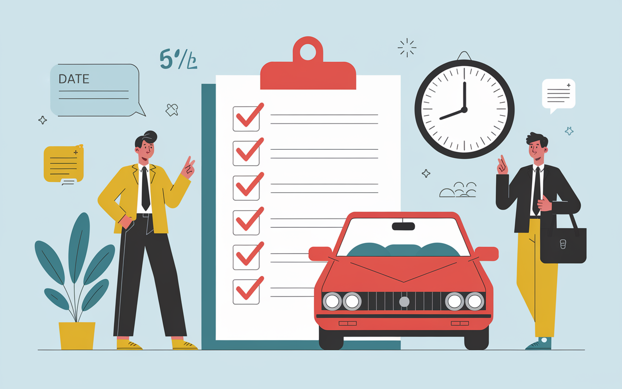 Checklist etapes redaction declaration circonstanciee