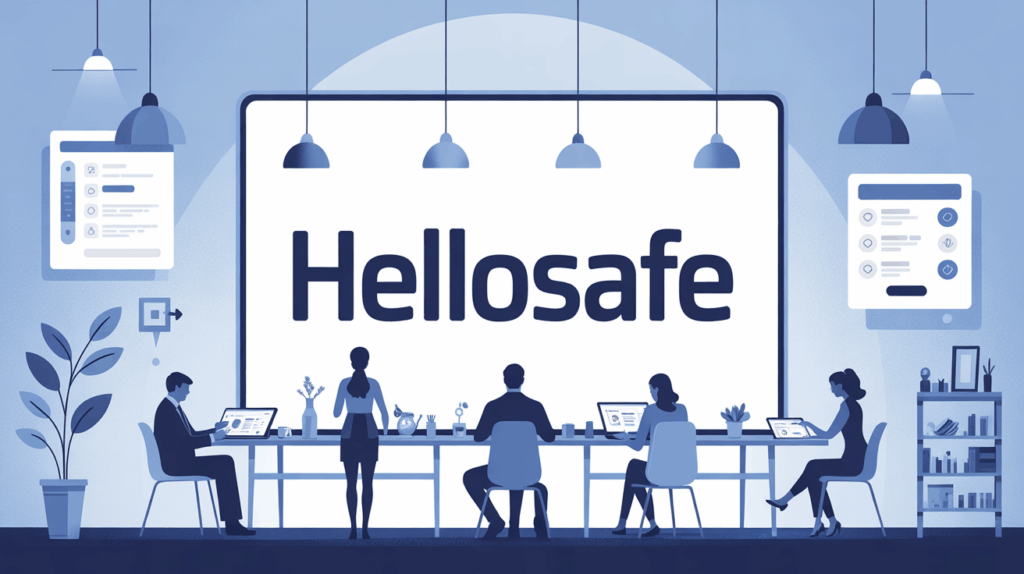 HelloSafe sur tablette comparatif assurance ambiance rassurante