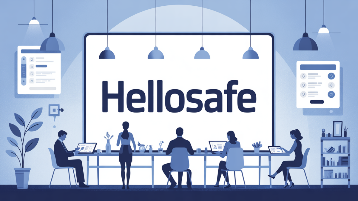 HelloSafe sur tablette comparatif assurance ambiance rassurante