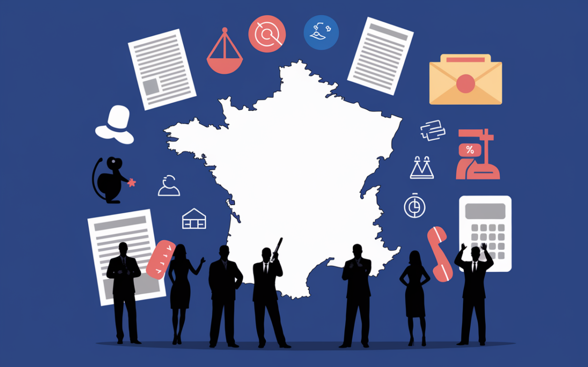 Carte France fiches Obitic SIRET APE