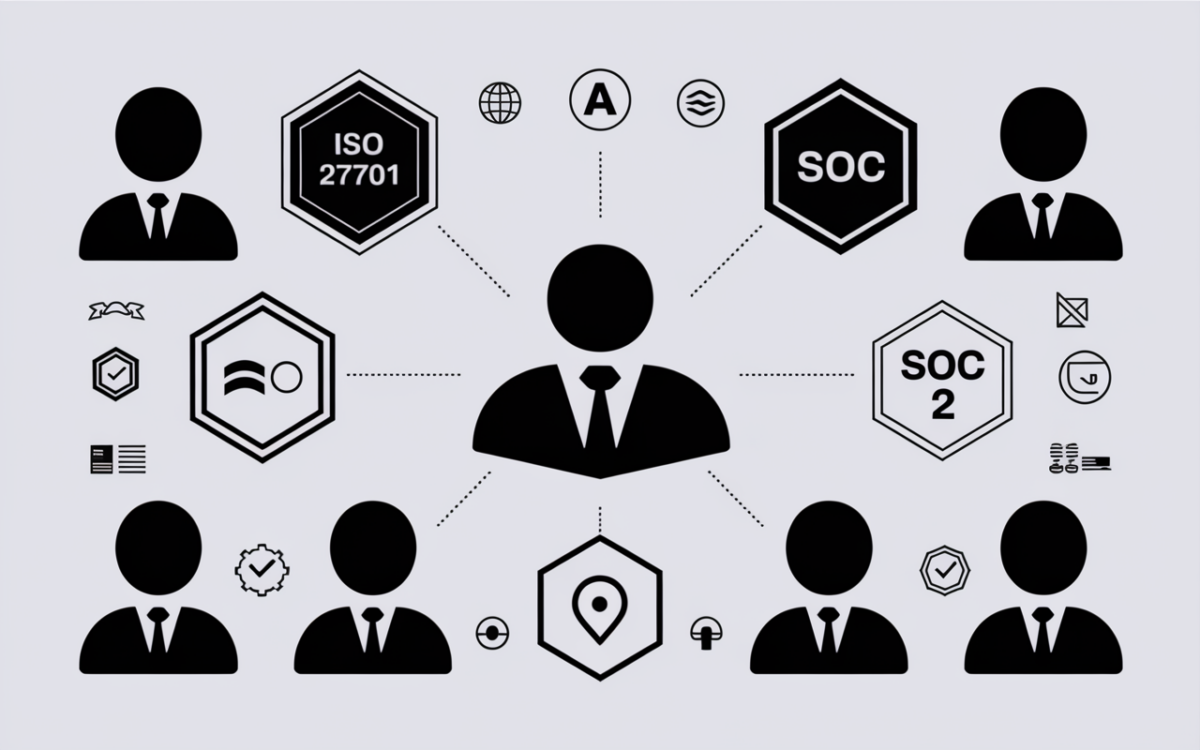 Cadenas et badges securite Mate audits