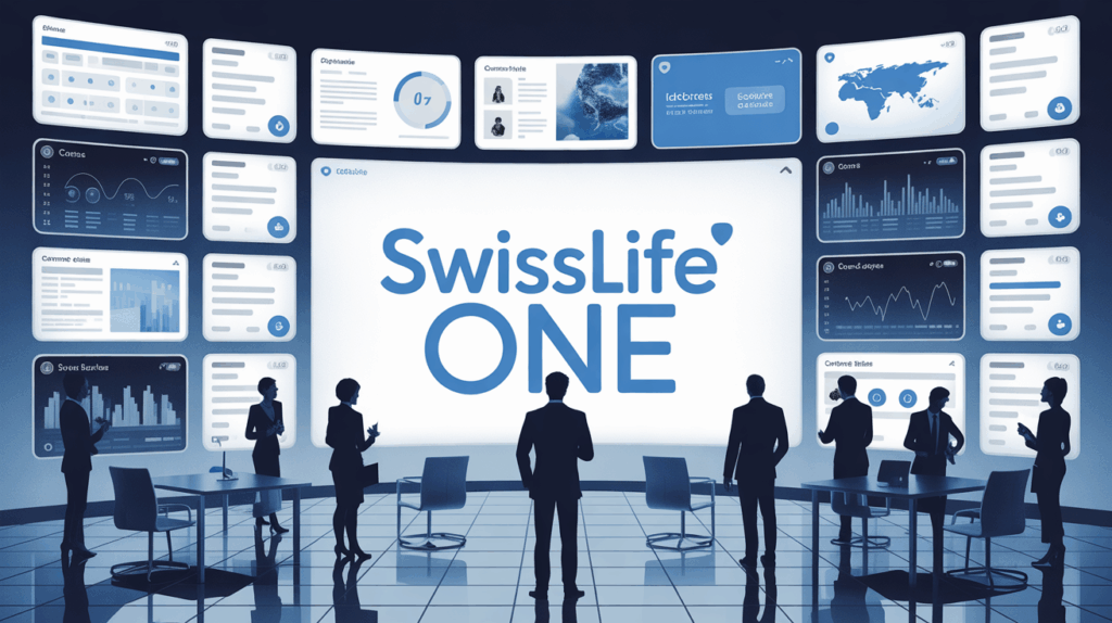 tableau de bord digital SwissLife One pour assurance professionnelle