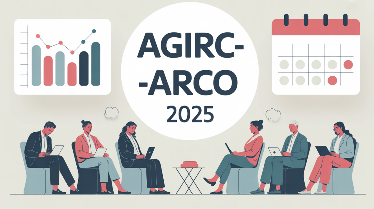 Graphique stable Agirc-Arrco 2025 retraite gel