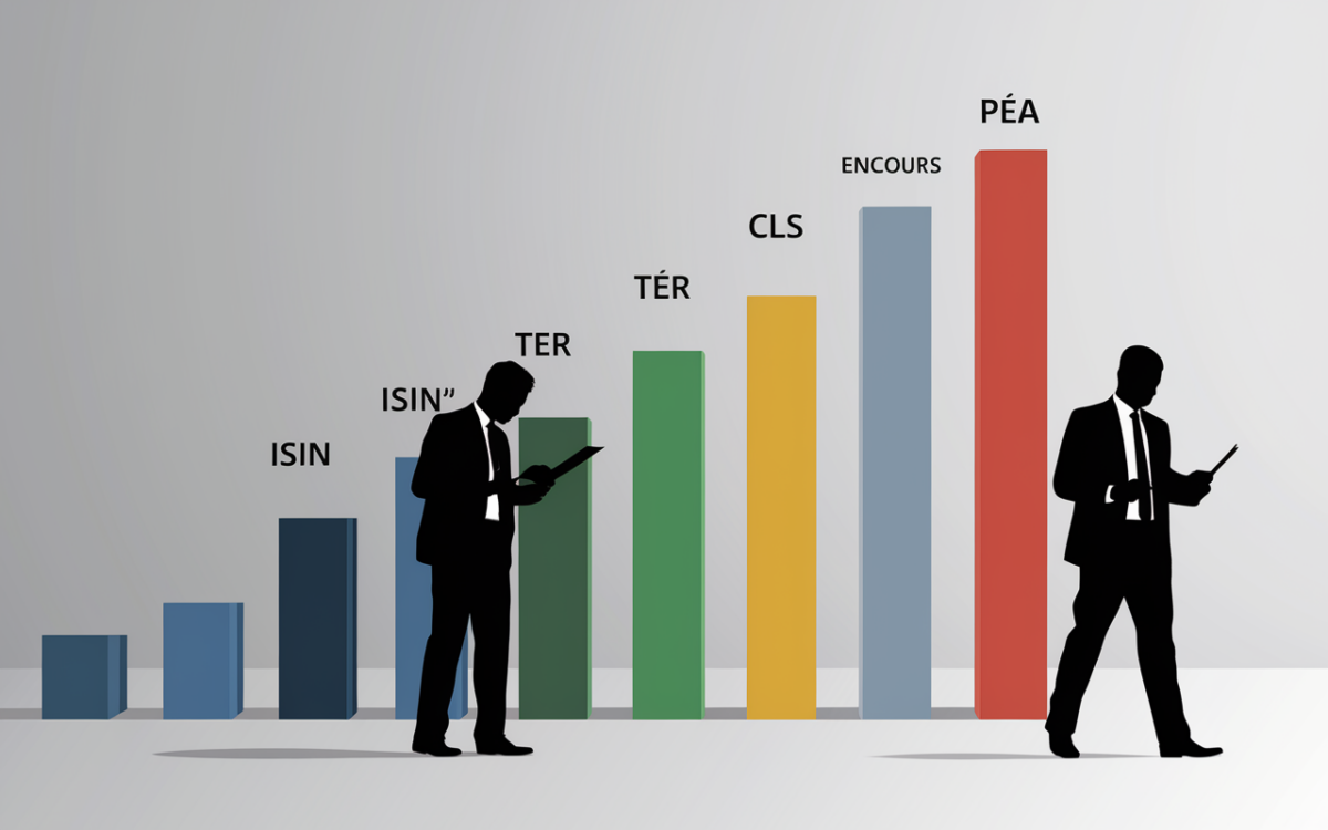 ETF S&P 500 tableau chiffres clés ISIN TER PEA