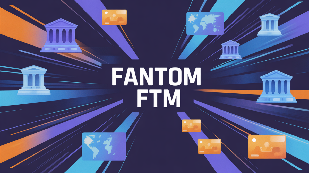 Illustration Fantom FTM blockchain rapide et énergie collectivités