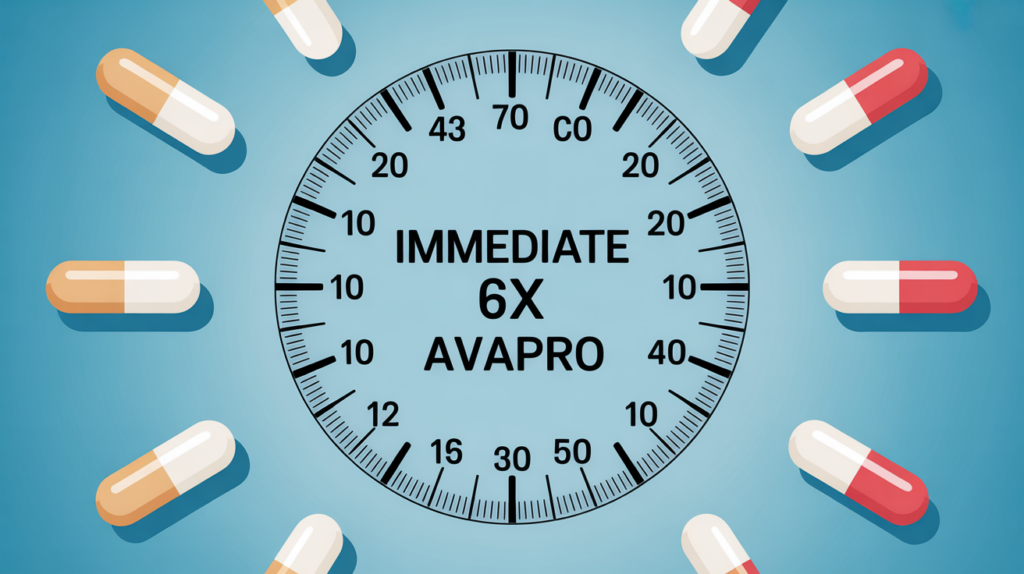 immediate 6x avapro tensiometre pilules