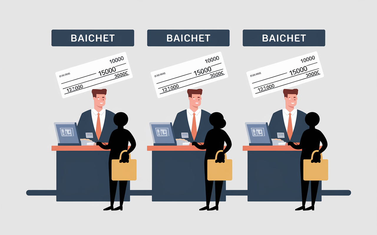 agent bancaire verifie montant cheque