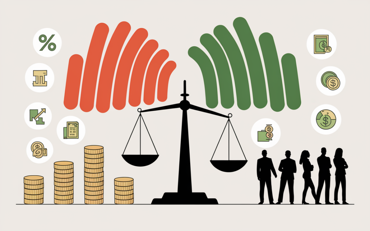 illustration finance numerique tendances investissement 2024 portefeuille
