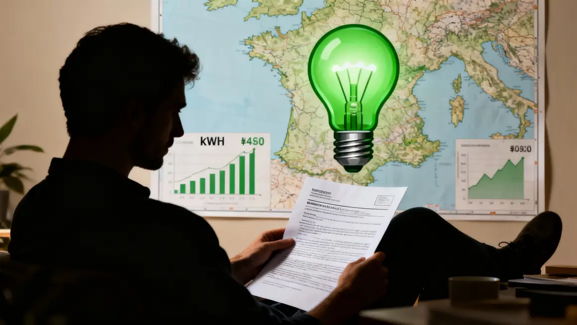 Illustration marche electricite en France et tarifs