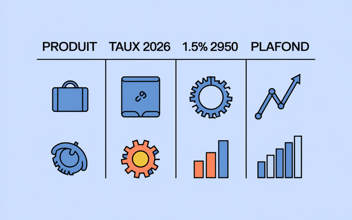 tableau taux plafond calcul des interets livret a 2026