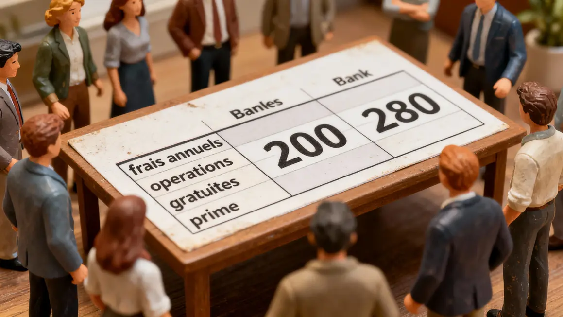 Tableau frais bancaires prime économies banque en ligne