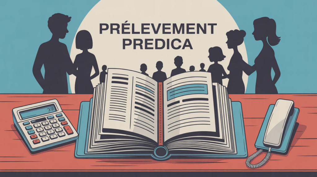 illustration dossier bancaire prélèvement prédica