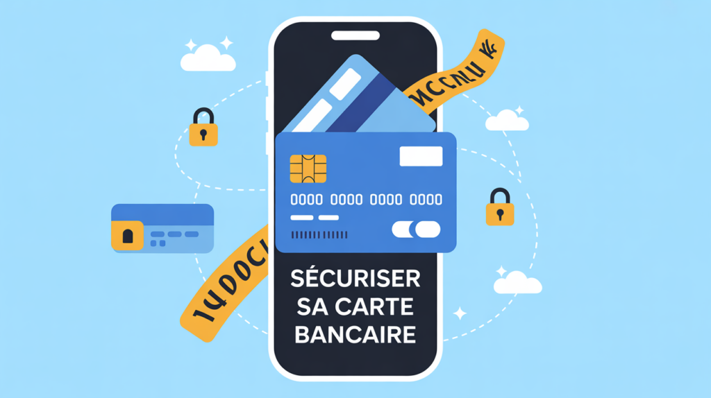 protection e carte bleue caisse epargne smartphone cadenas