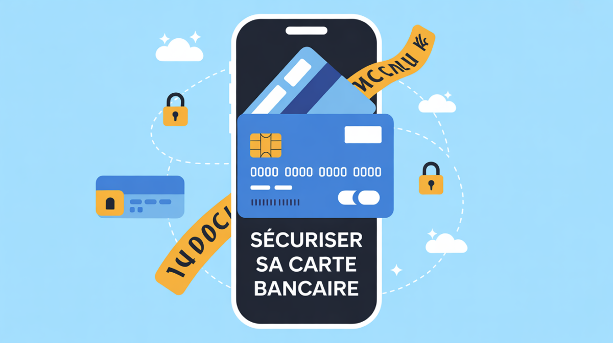 protection e carte bleue caisse epargne smartphone cadenas
