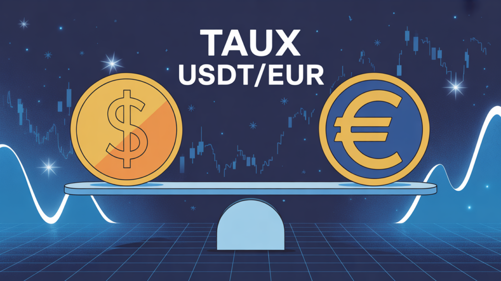 Illustration taux usdt en euro balance