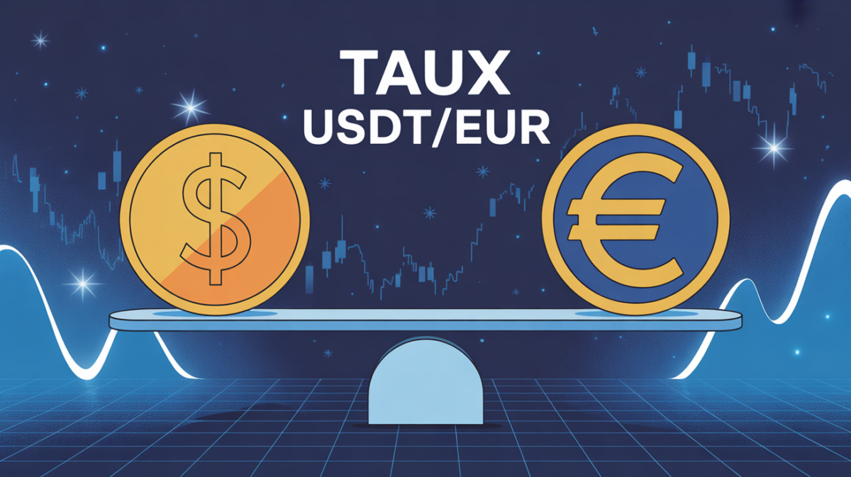 Illustration taux usdt en euro balance